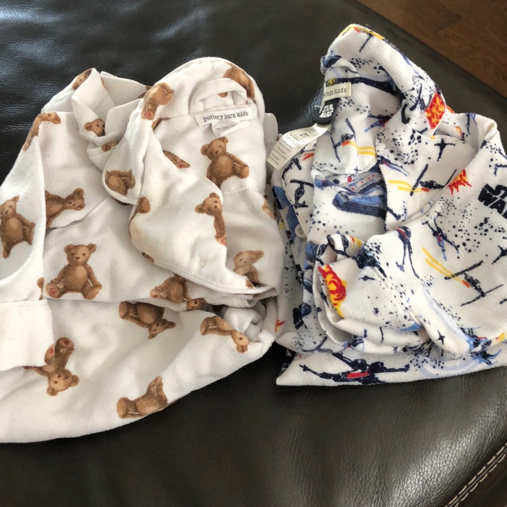 Pottery barn kids two pjs size 2 toddler